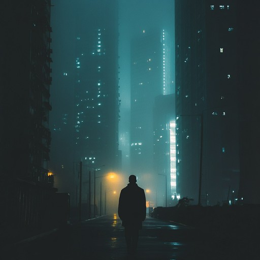 A minimalist techno piece blending deep rhythms with atmospheric synths, capturing the solitude and introspection felt wandering deserted city streets at night