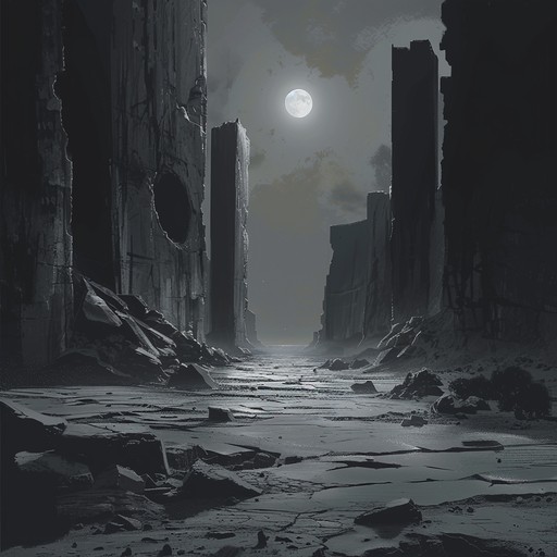 Immerse in a shadowy night filled with echoing despair. The brooding tones carry whispers of melancholy through somber, gothic soundscapes. Let each note weave through the darkness, evoking a hauntingly beautiful, foreboding environment.