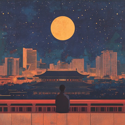 An enchanting instrumental featuring ambient textures and soothing melodies, capturing the mystical aura of seoul's nights.