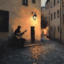 warm, melancholic latin guitar invoking sentimental nostalgia.