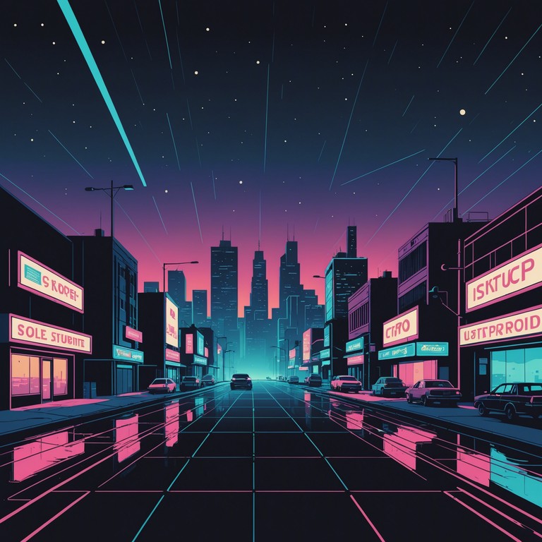 Imagine wandering through a neon lit futuristic landscape, where the sadness of a forgotten world meets the cold touch of technology. This track combines haunting synth melodies that echo the whispers of night.