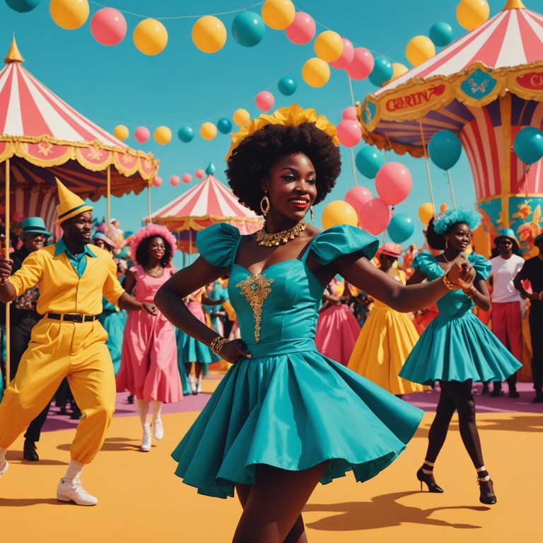 This track encapsulates the vibrancy and electric atmosphere of a festive carnival. Incorporating traditional rhythms with modern beats, it ensures a celebratory mood that makes you feel like you're dancing through the streets during the peak of carnival season.