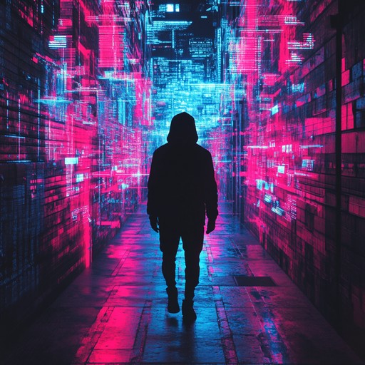 A relentless journey through neon streets and dark alleys, this track combines aggressive electronic beats with distorted guitars, capturing the dystopian essence of a cyberpunk metropolis. Perfect for high stakes chases and underground hacking scenes.