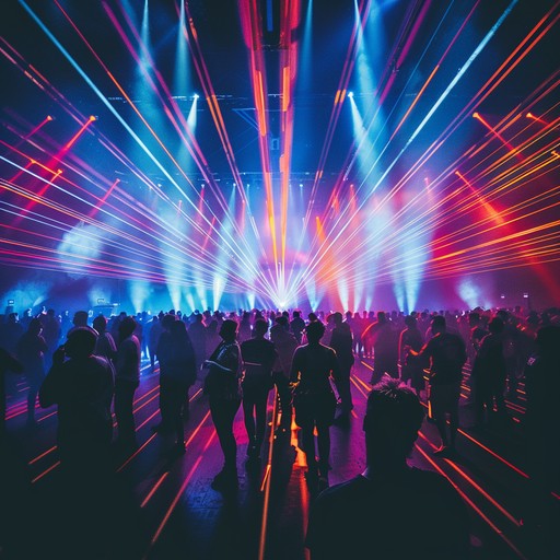 A thumping bassline with soaring synths create an electric atmosphere, driving the energy high, perfect for an epic nightclub anthem that ignites the dancefloor. High tempo and dramatic drops ensure an unforgettable night of dancing.