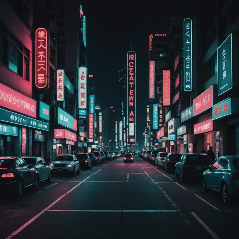 This track embodies the essence of a vibrant city's heartbeat at night, merging the allure of neon lights with the introspective solitude of late urban evenings. The contrast between the city's energetic rhythm and its intimate moments of quiet creates a dynamic, emotionally rich soundscape.