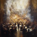 powerful orchestral piece evoking intense contemporary emotions