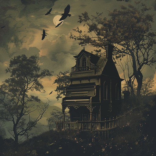 This track features a musicbox playing a series of haunting, melodic tunes that evoke a sense of mystery and old-time nostalgia, as if emanating from an ancient, forgotten attic filled with memories and dust.