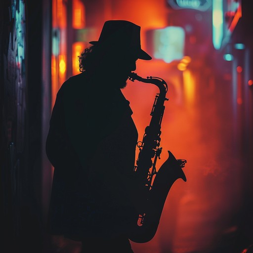 This track fuses shuffling jazz rhythms with deep house beats, creating an enigmatic atmosphere perfect for late night introspection. Silky saxophone lines intertwine with electronic bass patterns, invoking a sense of urban mystique and timeless cool, crafted to mesmerize listeners in a twilight setting.