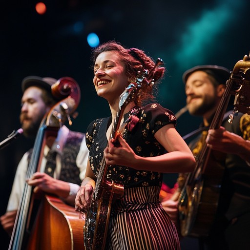 Journey through vibrant klezmer rhythms, weaving intricate clarinet melodies with dynamic drum beats. Experience a fiery fusion of traditional jewish music and modern intensity, creating an unstoppable momentum that ignites the listener's soul. Perfect for moments demanding both cultural richness and unrelenting vigor.