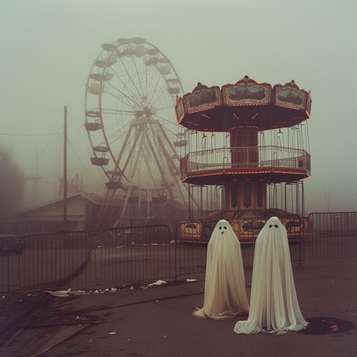 A chilling and whimsical jingle that evokes the feeling of walking through an abandoned carnival at night. The melodies are crafted with the eerie sounds of vintage toy instruments, creating a hauntingly playful atmosphere that sends shivers down your spine.