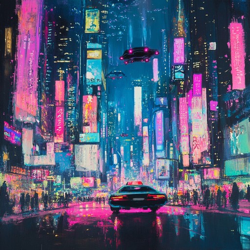 This piece features an energetic blend of robotic beats and crystalline synths that transport listeners to a high tech metropolis. The music evolves through shimmering tones and pulsating rhythms, creating an atmosphere that feels both advanced and immersive. Perfect for evoking the future cityscapes and hi tech environments.