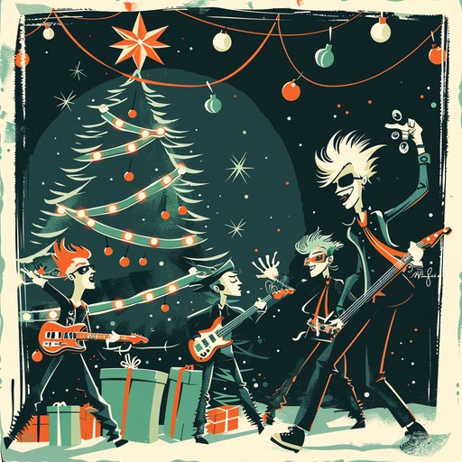 Introduce some holiday cheer with a punk rock twist in this spirited track. The electric guitar leads the charge, delivering fast paced riffs and infectious melodies, all supported by an exhilarating punk rock beat. Perfect for listeners who enjoy festive music with an edge.