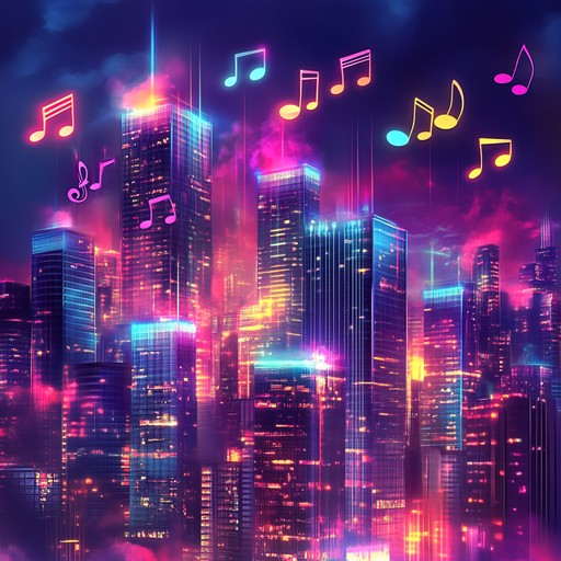 An instrumental track blending funky bass rhythms with future bass synths, creating an upbeat and lively atmosphere perfect for city nights and dance floors.