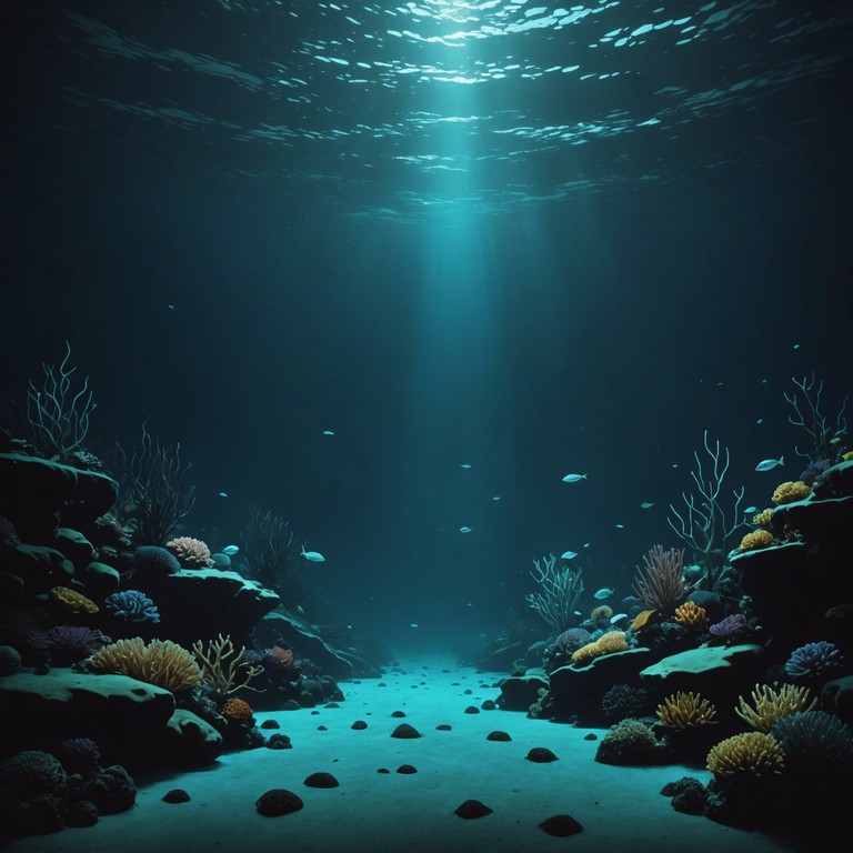 Recreating the awe inspiring and somewhat eerie calm of the deep ocean, this composition uses minimalist synth patterns to invoke the immense mystery surrounding the unexplored marine abysses. Capturing the isolation felt miles beneath the sea surface, it soothes and unsettles in equal measure.