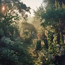 soft melodies evoking peace and tranquility outdoors