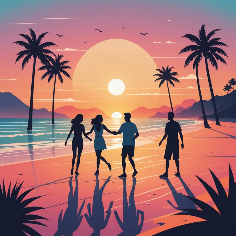 This track encapsulates the essence of endless summer days, infused with uplifting, danceable pop tunes that beckon the listener to let go and dance freely under the sun. The composition vividly paints scenes of beach parties and carefree laughter, driven by captivating rhythms and a carefree atmosphere. Each note promises to elevate moods and energize spirits, making it impossible to stand still.