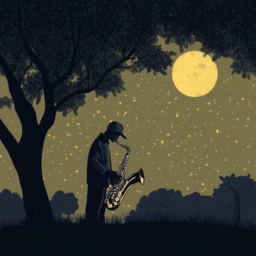 This track navigates serene moonlit nights with a gentle swing beat. Gentle percussion, velvety smooth melodies, and subtle jazzy undertones evoke relaxation and nostalgia. Perfect for unwinding and reminiscing.