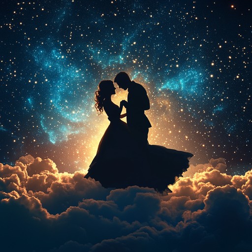 An enchanting instrumental waltz that embodies the exhilaration of dancing under a canopy of shimmering stars, blending traditional melodies with ethereal tones to evoke a sense of wonder and bliss