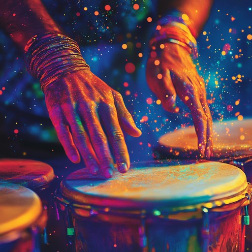 Immerse yourself in the sultry sounds of afro cuban rhythms, where vibrant percussion and captivating melodies paint a portrait of a warm havana night filled with passion and energy.