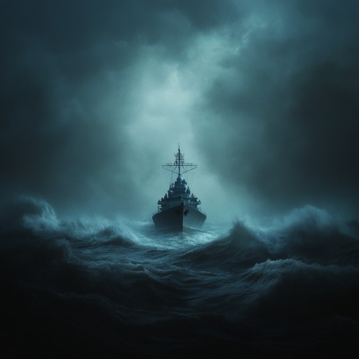 An edgy instrumental piece that captures the essence of the russian navy's bravery and strength. The composition features a fusion of traditional maritime melodies with modern, intense soundscapes. Expect heavy bass, rolling drums, and sharp strings, delivering an atmosphere of epic naval engagements on the high seas