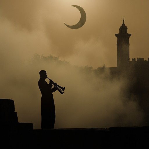 A haunting instrumental piece that fuses traditional jewish klezmer sounds with dark, ambient undertones, immersing the listener in an eerie, mystical journey through shadowed synagogues and ancient secrets.