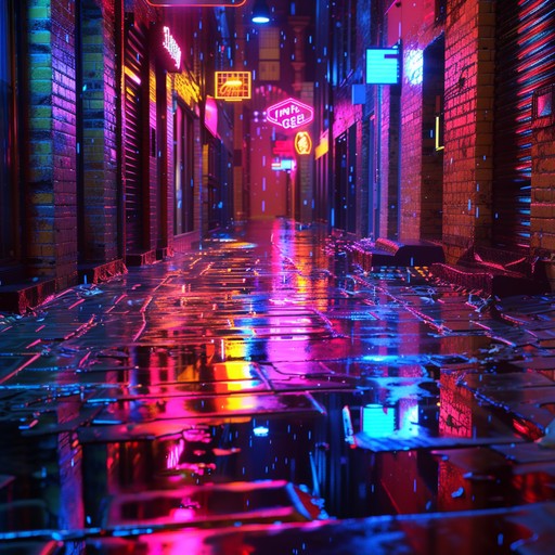 A sensual and immersive track, blending hypnotic synth melodies with pulsating beats. Echoes of distant city sounds create a futuristic atmosphere. Perfect for a midnight drive through neon lit streets, evoking the mystery and allure of a cyberpunk world.