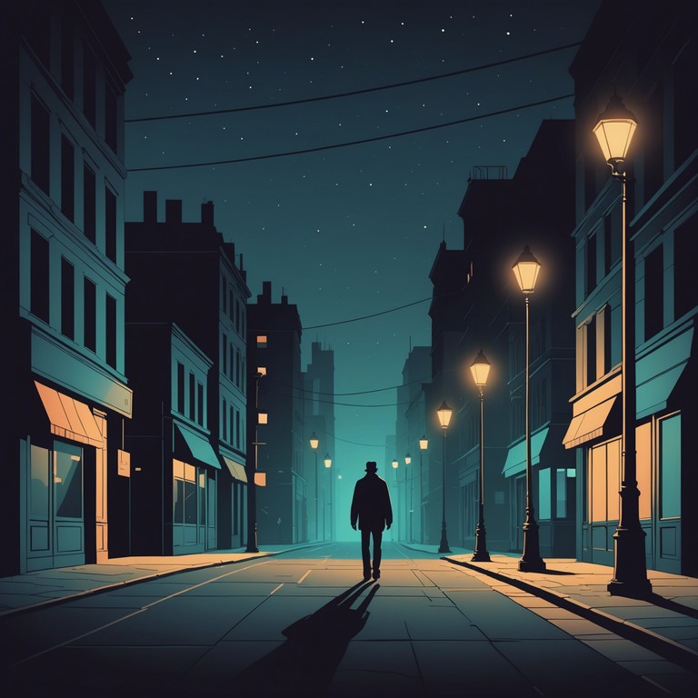 This track encapsulates the feeling of wandering alone through the city's sprawling streets late at night, with reflective and introspective rap beats echoing the urban solitude. The music combines a longing bass line with sparse, reflective melodies that invite the listener into a world of introspective urban exploration.