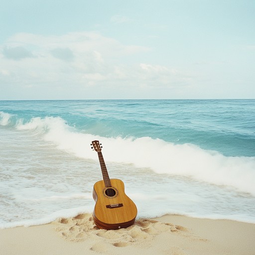 A calming rumba instrumental that incorporates mellow oceanic sounds to create an atmosphere of tranquility and peace, reminiscent of gentle sea breezes and sunsets. The melody is smooth and flowing, providing a soothing backdrop for relaxation and contemplation.