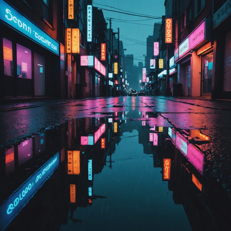 A track that encapsulates the feel of a rainy, neon lit cityscape with slow, melancholic beats creating an atmosphere of introspection and longing. The subtle phonk undertones give it a unique, slightly nostalgic edge.