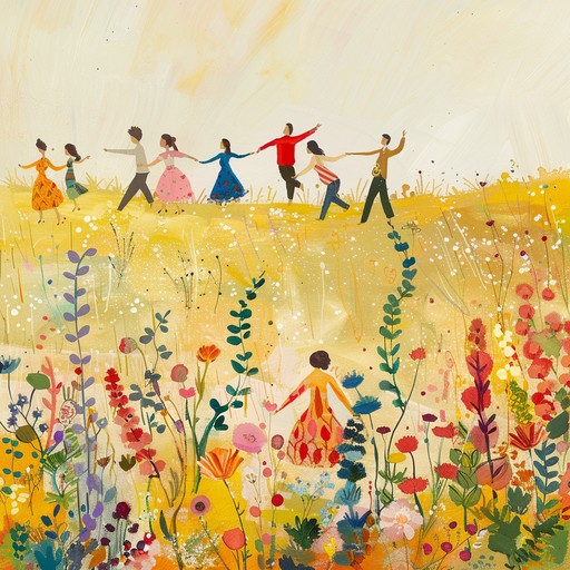 A cheerful folk rock instrumental inspired by the carefree joy of dancing in sunlit meadows. Acoustic guitar melodies intertwine with lively percussion and gentle basslines, capturing a sense of freedom and light hearted fun. Perfect for uplifting and spirited moments, this track emphasizes a lively tempo and a joyful atmosphere.