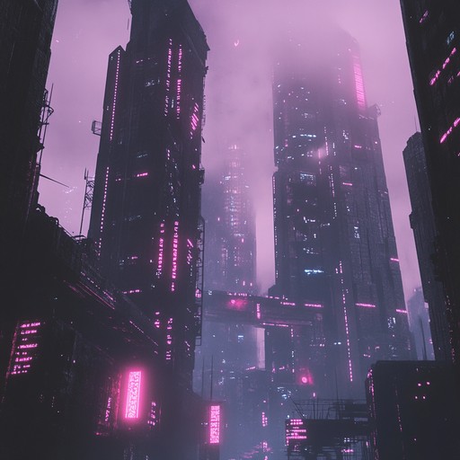 An electrifying trip through a dystopian future filled with rapid fire beats, glitchy synths, and relentless energy that captures the essence of chaotic cyberpunk worlds.