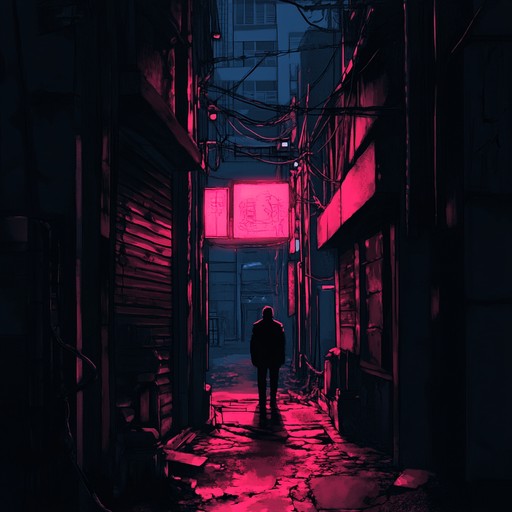 An eerie blend of dark synths and ambient textures creates a haunting, retro futuristic soundscape. This track evokes a sense of looming dread, transporting listeners to a neon lit world filled with unseen dangers and chilling atmospheres.