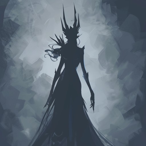 Imagine a journey through a dark, mythical realm where the abyss queen reigns supreme. Each note reflects her formidable power and the eerie beauty of her kingdom. This composition blends intense guitar riffs with relentless drumming, creating a sense of impending doom and the valor of those who dare to face her