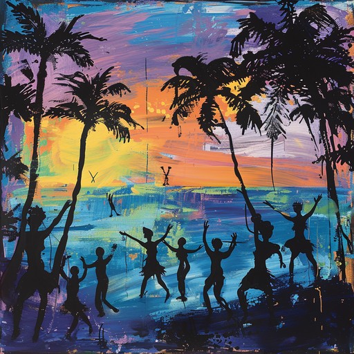 An uplifting track that marries caribbean rhythms with funky grooves and modern house beats. Congas and vibrant synths lead the charge, creating a joyous and danceable atmosphere perfect for sunny beach parties. The song builds with layers of exotic instrumentation and unfurls into an ecstatic celebration of tropical vibes.