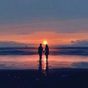 a tender melody inspired by heartfelt emotions and sunset