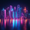 an energetic instrumental urban k pop track inspired by city nights