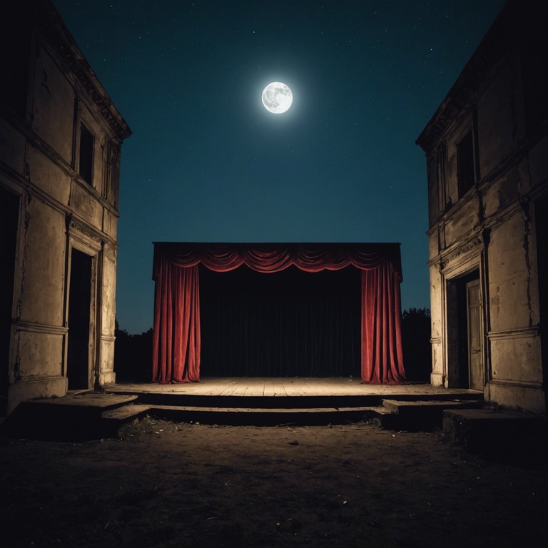 Imagine a forgotten cabaret club, where the echoes of an accordion fill the spooky, candle lit space. Each note spins a thread of secrets and tales long whispered in hushed voices, creating a tapestry of enigma and allure.