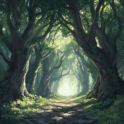 In this captivating track, the gentle plucking of a harp invites listeners into a mystical realm where ancient winds whisper tales of forgotten kingdoms and celestial bodies. The piece explores the deep connections between nature and spirituality through intricate harmonies and a thoughtful pace.