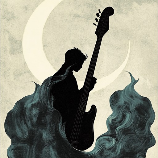 A dark and atmospheric instrumental reggae track layered with haunting melodies, deep bass, and echoing dub effects, creating an eerie, sinister soundscape