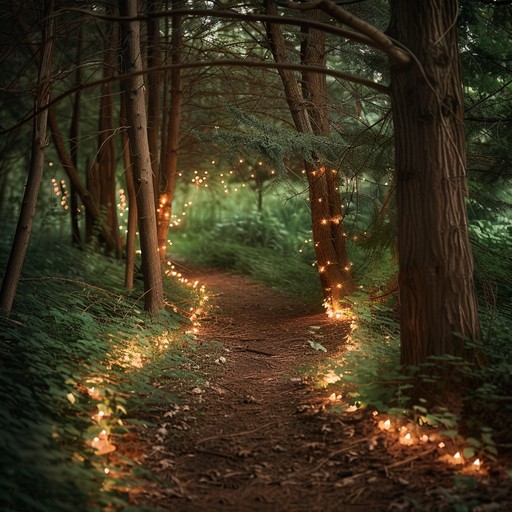 Take a captivating trek through magical landscapes with ethereal tones and rhythmic beats