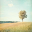 soft folk rock evoking countryside tranquility, mellow and relaxing