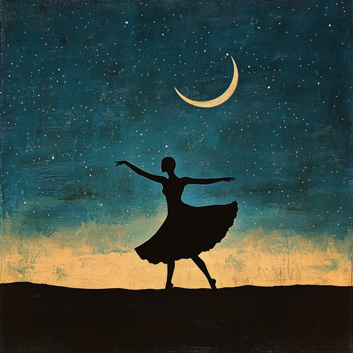An alluring blend of haunting melodies and exotic rhythms, capturing the sensual essence of a desert night under a canopy of stars.