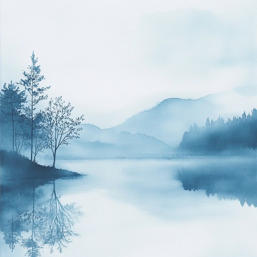 Relaxing textures and gentle melodies intertwine in a serene, dreamlike atmosphere, evoking the calmness of a watercolor painting brought to life. Soft instrumental layers create a picturesque auditory experience.