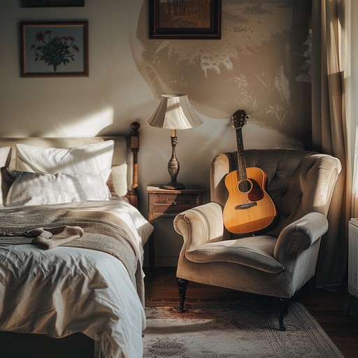 This track blends soulful guitar riffs with a jazzy ensemble, crafting a seamless and sophisticated bedroom tune. Warm and inviting, perfect for late night relaxation, it immerses listeners in elegance and intimacy