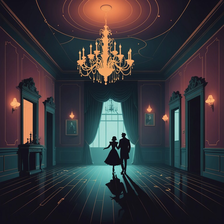 This piece transports the listener to a spectral ballroom, where phantoms of the past play a relentless, chilling melody on a ghostly harpsichord. Shadows dance in the flickering light, creating a spectacle that is as mesmerizing as it is terrifying