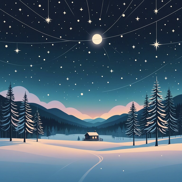 This song combines the ethereal quality of dream pop with the joyful tones of holiday music. Featuring a lush synthesizer backdrop punctuated by festive bells and chimes, it evokes feelings of a peaceful winter night lit by twinkling lights.