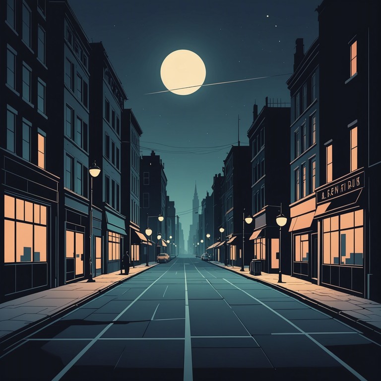 This piece evokes the feeling of wandering through empty city streets under the glow of moonlight, with a melancholic yet beautiful piano melody that reflects solitude and introspection.