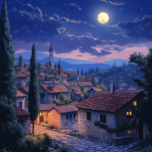 Immerse yourself in the calming embrace of this instrumental chalga piece, featuring serene melodies and gentle rhythms inspired by the rich musical heritage of the balkans. Let the soothing sounds transport you to a tranquil moonlit night, where worries melt away into the soft glow of serenity.