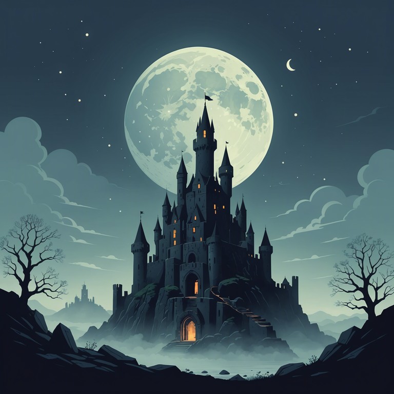 As you listen, imagine exploring the vast, echoing halls of a medieval castle at night, where each note reverberates off the stone walls, creating a chilling but awe inspiring atmosphere. The sound is both overwhelming and intimate, as if the music itself is telling stories of ancient times.