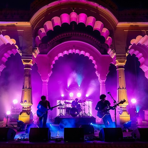 Dive into a raga infused rock odyssey, where sitar and electric guitar merge in a spellbinding, exhilarating performance.